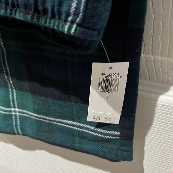 Sz L Men's Flannel Pajama Pants - Picture 3 of 5